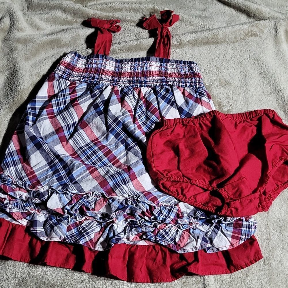 PLACE Baby Girls' Patriotic Dress Set - SIZE 18-24M